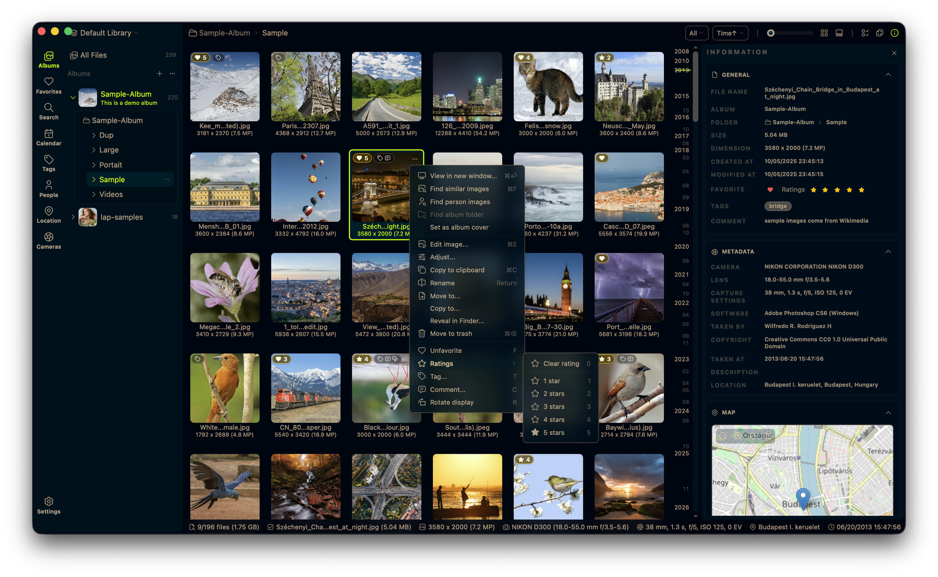 Lap local photo library manager screenshot